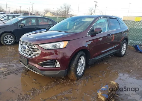 2021 Ford Edge Sel из США, поврежденный, VIN 2FMPK4J92MBA07139